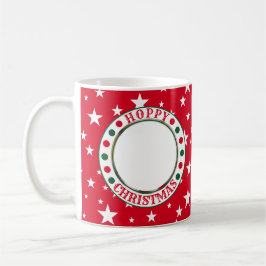 Taza De Café Foto del Personalizado del navidad Red Bunny Lover