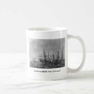 Taza De Café Foto del pozo de petróleo de Spindletop, 1900's.