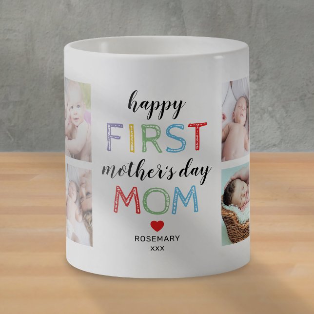 Taza De Café Foto del primer día de la madre café Mug (Subido por el creador)
