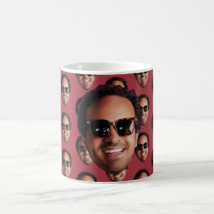 Taza De Café Foto divertida de cara personalizada