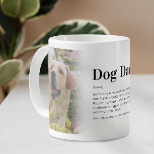 Taza De Café Foto divertida de definición de perro papá