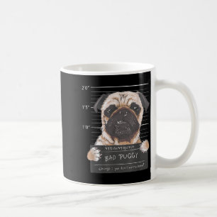 Taza De Café Foto divertida de Pug cachorro gracioso humor de p