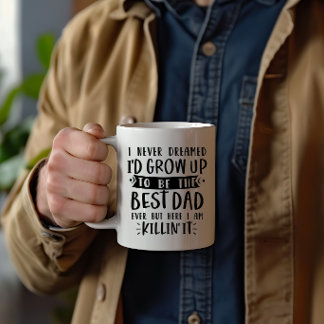 Taza De Café Foto divertida personalizada del mejor papá del mu