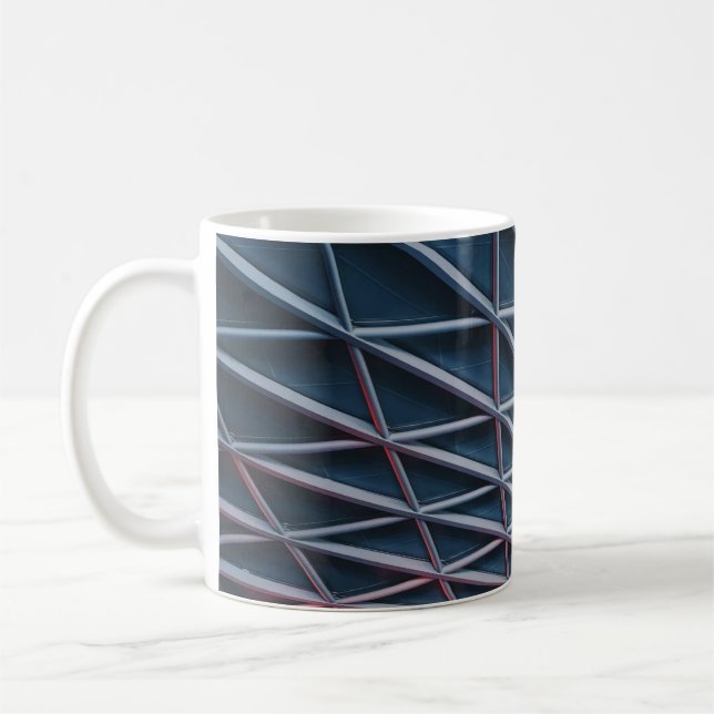Taza De Café Foto en ángulo bajo de la estructura del edificio (Izquierda)