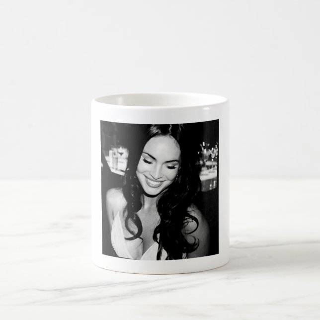 Taza De Café Foto en blanco y negro de Megan Fox (Centro)