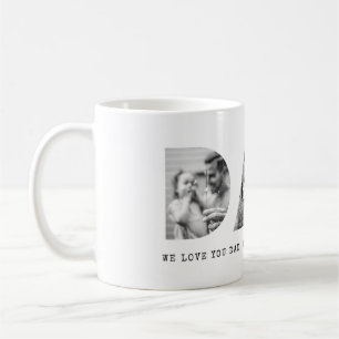 Taza De Café Foto feliz del día de padres del PAPÁ