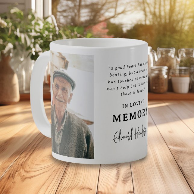Taza De Café Foto Funeral Recuerdo Sentimental  (Subido por el creador)