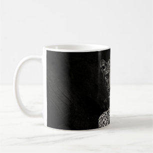 TAZA DE CAFÉ FOTO GRIEGA DE LEOPARD MENTAL