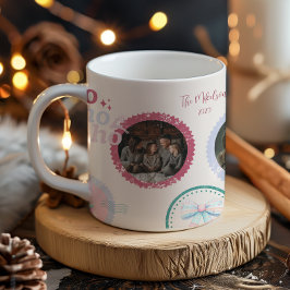 Taza De Café Foto Groovy Cascanueces Retro Pastel Navidad