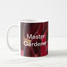 Taza De Café Foto macro de cerca de suculenta roja de Master Ga