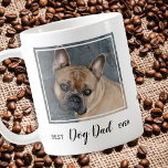 Taza De Café Foto Mascota personalizada de Dog Dad<br><div class="desc">Sorprenda al papá perro, ya sea su cumpleaños, el Día del Padre, o para salir de la casa del perro, con esta taza de café de papá, el mejor perro del mundo super lindo. Mejor Papá Perro - Amor, Personaliza el nombre . Personaliza con las fotos favoritas del Mascota de...</div>