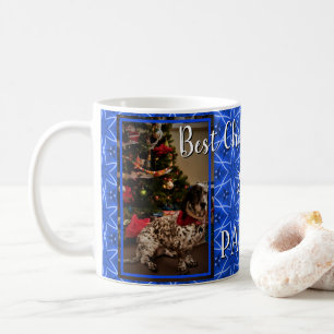 Taza De Café Foto Mascota personalizada del patrón de estrella