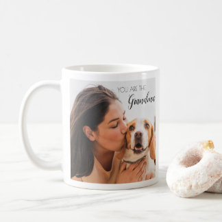 Taza De Café Foto Mascota personalizada Perro de foto de abuela