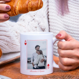 Taza De Café foto minimalista moderna corazón amor as simple