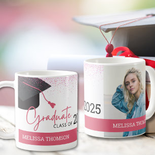 Taza De Café Foto moderna de graduación de Rubor en blanco