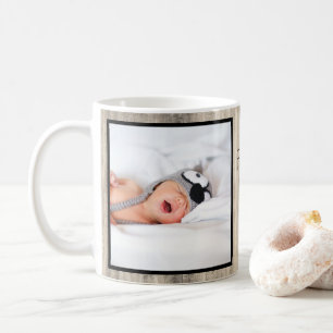 Taza De Café Foto moderna de madera de la abuela en el Día de l