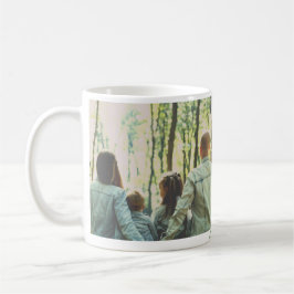 Taza De Café Foto moderna del árbol de Navidad verde de nombre 
