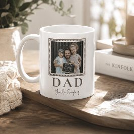 Taza De Café Foto moderna personalizada de papá