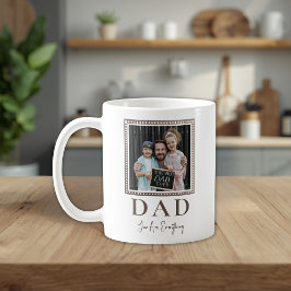 Taza De Café Foto moderna personalizada de papá