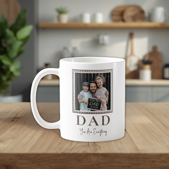 Taza De Café Foto moderna personalizada de papá (Subido por el creador)