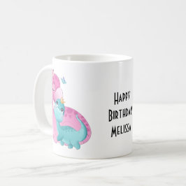 Taza De Café Foto Mug Con Texto Para Niños | Dinosaurios
