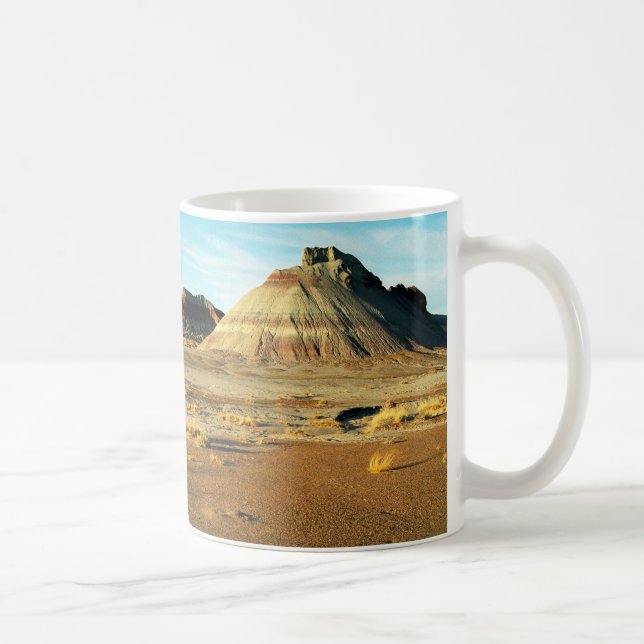 Taza De Café Foto paisajística del desierto petrolífero de Ariz (Derecha)