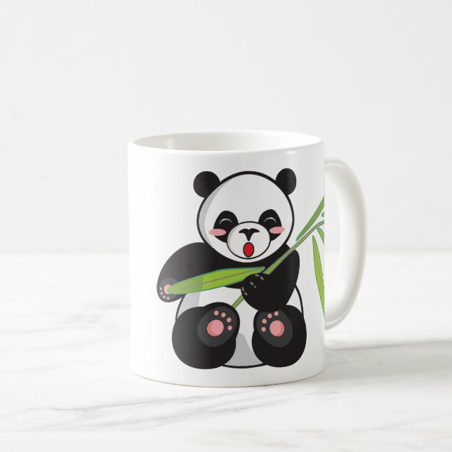 Taza De Café Foto panda , animales. (Anverso derecho)