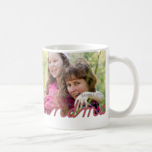 Taza De Café Foto personal del Día de la Madre Mug para la abue