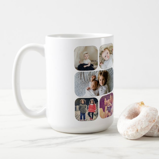 Taza De Café Foto personalizada 13 (Con donut)