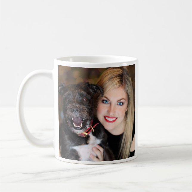 Taza De Café Foto personalizada a doble cara  (Izquierda)