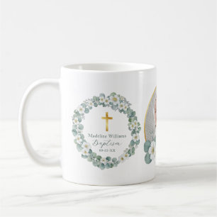 Taza De Café Foto personalizada Bautismo Mug Keepsake religioso