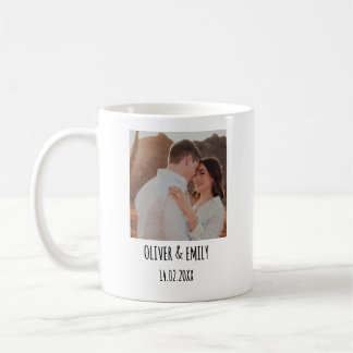 Taza De Café Foto personalizada con texto | Regalo de imagen pe