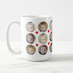 Taza De Café Foto personalizada de 3 niños