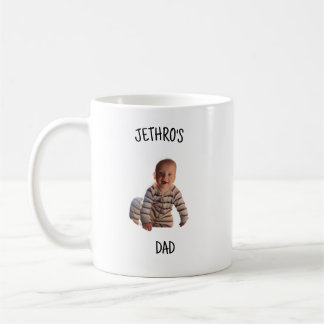 Taza De Café Foto personalizada de bebé para papá – Regalo pers