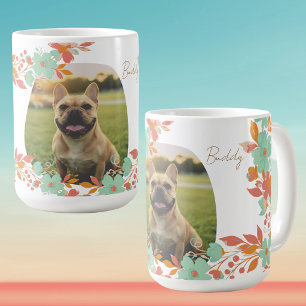 Taza De Café Foto personalizada de Bulldog Francés y nombre Fre