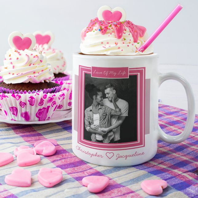 Taza De Café Foto personalizada de El día de San Valentín román (Subido por el creador)