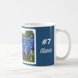 Taza De Café Foto personalizada de jugador de fútbol de regalo