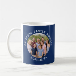 Taza De Café Foto personalizada de la familia Bandera Americana