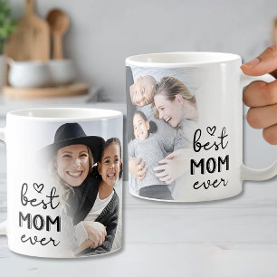 Taza De Café Foto personalizada de la mejor mamá del mundo 2