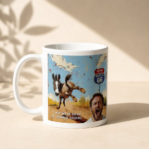 Taza De Café Foto personalizada de la ruta 66 de Oatman