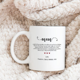 Taza De Café Foto personalizada de mamá