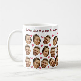 Taza De Café Foto personalizada de Personalizado facial con par