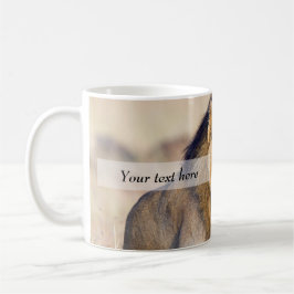 Taza De Café Foto personalizada de un león majestuoso