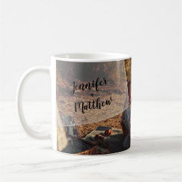 Taza De Café Foto personalizada de Wraparound de Vellum Overlay
