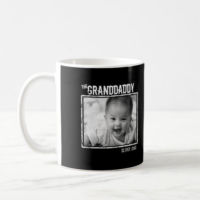 Taza De Café Foto personalizada del abuelo (Izquierda)