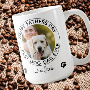 Taza De Café Foto personalizada del Mascota del Día del Padre d