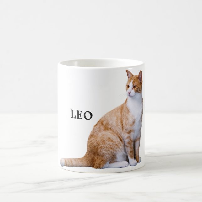 Taza De Café Foto personalizada del Mascota personalizado (Centro)