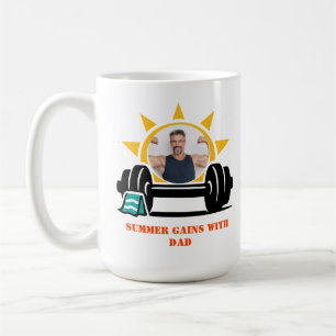 Taza De Café Foto personalizada Día del Padre de verano de papá