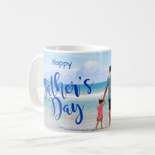Taza De Café Foto personalizada   Feliz Día del Padre