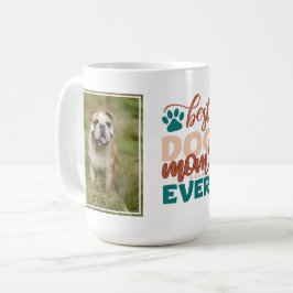 Taza De Café Foto personalizada Mejor Madre Perro